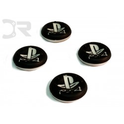 محافظ آنالوگ دسته بازی طرح PS4 (بسته 4 تایی) - Thumb Grips Controller PS4 Design White