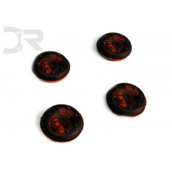 محافظ آنالوگ دسته بازی طرح RM (بسته 4 تایی) - Thumb Grips Controller RM Design Red