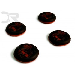 محافظ آنالوگ دسته بازی طرح RM (بسته 4 تایی) - Thumb Grips Controller RM Design Red