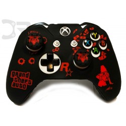 روکش دسته ایکس باکس وان به همراه 2عدد محافظ آنالوگ - Silicon Cover wireless Controller Xboxone GT