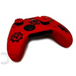 روکش دسته ایکس باکس وان به همراه 2عدد محافظ آنالوگ - Silicon Cover wireless Controller Xboxone Gears Of War