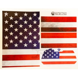 اسکین ایکس باکس وان اس - Skin Xbox one S US Flag Code2