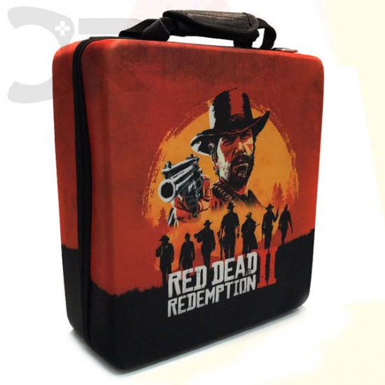 کیف ضد ضربه مخصوص حمل کنسول بازی طرح Red Dead Redemption2