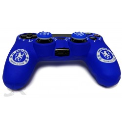 روکش دسته پلی استیشن 4 +2عدد محافظ آنالوگ - Silicone Cover Dualshock 4 Chelsea