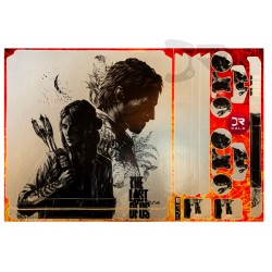 اسکین پلی استیشن 4 پرو - Skin Sticker PS4 Pro TLOU2 code4