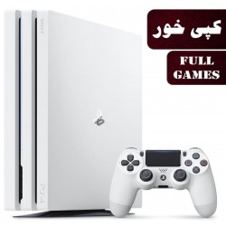 پلی استیشن 4 پرو سفید ریجن 2 کپی خور - Playstation 4 Pro White Region 2 Full Games