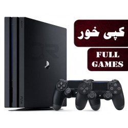 پلی استیشن 4 پرو ریجن 2 کپی خور دو دسته - Playstation 4 Pro Region 2 Full Games Two Controller