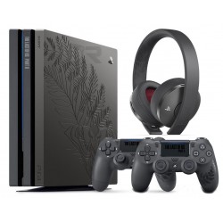 پلی استیشن 4 پرو باندل تولید محدود دو دسته و هدست - Playstation 4 Pro Bundle The Last of us Part 2 Two Controller With Headset Gold