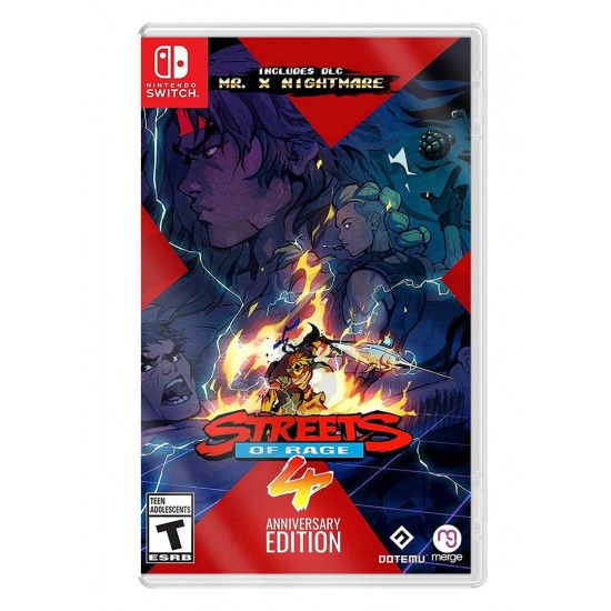 Street of Rage 4 anniversary edition Nintendo Switch