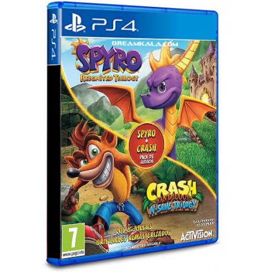 Crash Bandicoot and Spyro PS4