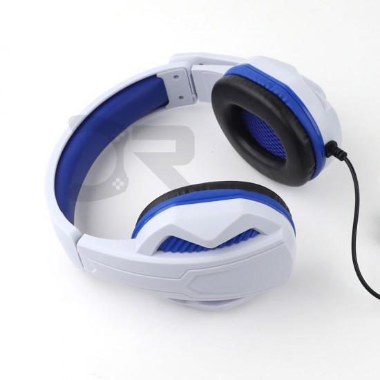 هدست سیم دار گیمینگ دابی سفید - Stereo Gaming Headset Dobe White New Design