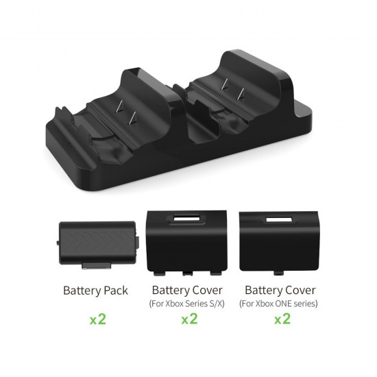شارژر و باطری پک انواع دسته ایکس باکس - Charging Dock With Battery Pack Dobe532X Xbox Controller