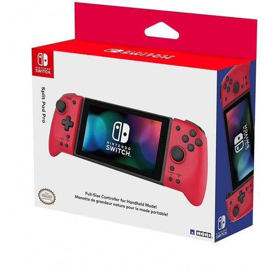 گیم پد حرفه ای مخصوص نینتندو سوییچ - Nintendo Switch Hori Split Pad Pro RED