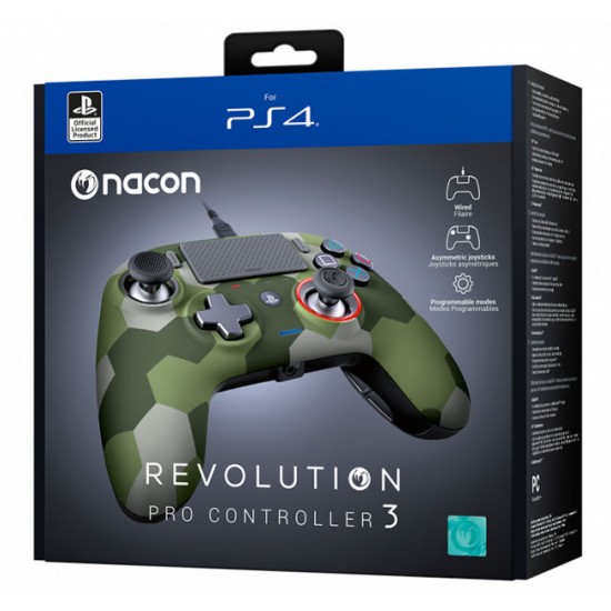 دسته بازی پلی استیشن 4 - Nacon Revolution Pro Controller 3 Camo