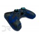 روکش دسته ارتشی پلی استیشن 4 +2عدد محافظ آنالوگ - Silicone Cover Dualshock 4 Camo Gray/Blue