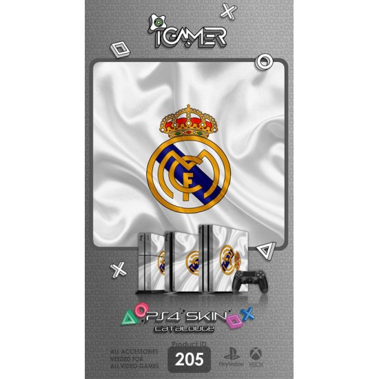 اسکین پلی استیشن 4 پرو - Playstation 4 Pro Skin Real Madrid
