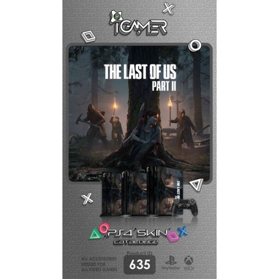 اسکین پلی استیشن 4 پرو - Playstation 4 Pro Skin iGamer The Last Of Us Part2
