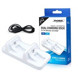شارژر دسته بازی پلی استیشن 4 - Dual charging Dobe White