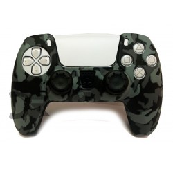 روکش دسته پلی استیشن 5 و دو عدد محافظ آنالوگ - Silicone Cover Dualsense PS5 Black camo