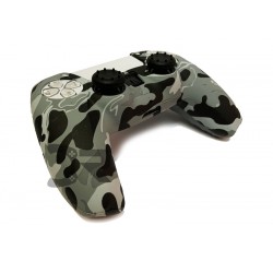 روکش دسته پلی استیشن 5 و دو عدد محافظ آنالوگ - Silicone Cover Dualsense PS5 Grey camo