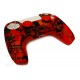 روکش دسته پلی استیشن 5 و دو عدد محافظ آنالوگ - Silicone Cover Dualsense PS5 Red Busy