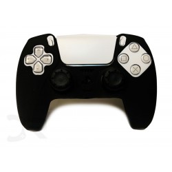 روکش دسته پلی استیشن 5 و دو عدد محافظ آنالوگ - Silicone Cover Dualsense PS5 Black