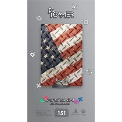 برچسب بدنه پلی استیشن 5 - Skin Sticker Playstation 5 Metal US Flag