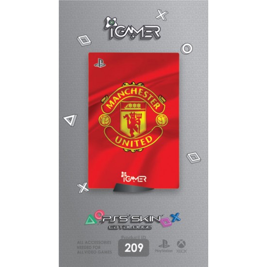 برچسب بدنه پلی استیشن 5 - Skin Sticker Playstation 5 Manchester United