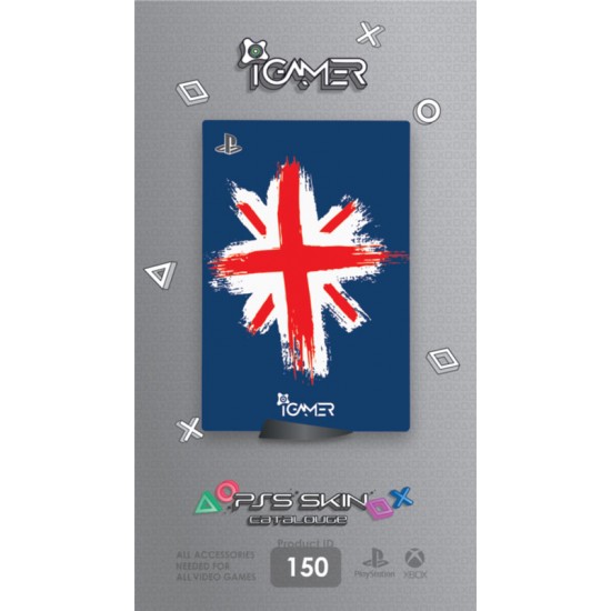 برچسب بدنه پلی استیشن 5 - Skin Sticker Playstation 5 UK Flag