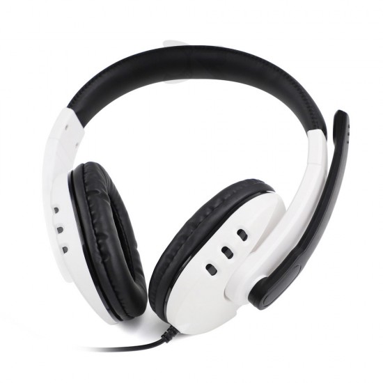 هدست سیم دار گیمینگ سفید - Stereo Gaming Headset Dobe Mikiman White New