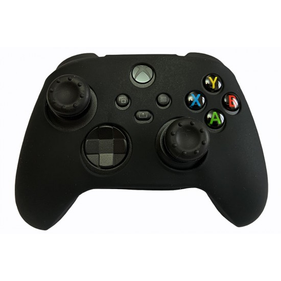روکش دسته ایکس باکس سریز به همراه 2عدد محافظ آنالوگ - Silicone Cover wireless Controller Xbox Series Black Design