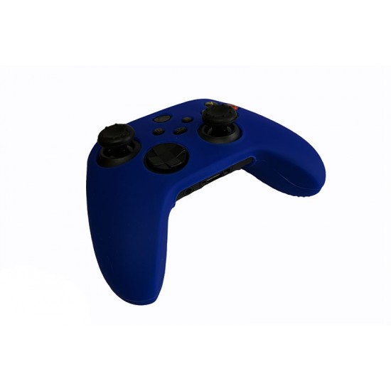 روکش دسته ایکس باکس سریز به همراه 2عدد محافظ آنالوگ - Silicone Cover wireless Controller Xbox Series Blue Design