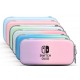کیف نینتندو سوییچ و محافظ صفحه و محافظ کنسول - Switch Oled Game Accessories Kit Anti drop Storage Carry Case Blue Pink