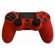 روکش دسته پلی استیشن 4 به همراه محافظ آنالوگ - Silicone Cover Dualshock 4 Red Design