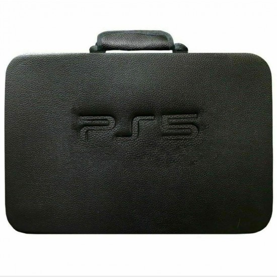 کیف پلی استیشن 5 طرح دار - Playstation 5 Bag Black Leather Design