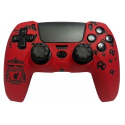 روکش دسته پلی استیشن 5 و دو عدد محافظ آنالوگ - Silicone Cover Dualsense PS5 Liverpool Design