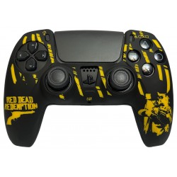 روکش دسته پلی استیشن 5 - Silicone Cover Dualsense PS5 Red Dead Design