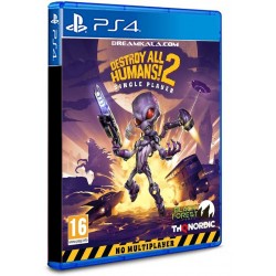 Destroy All Humans! 2 Reprobed Single Player PS4