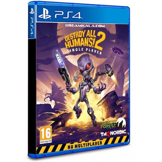 Destroy All Humans! 2 Reprobed Single Player PS4