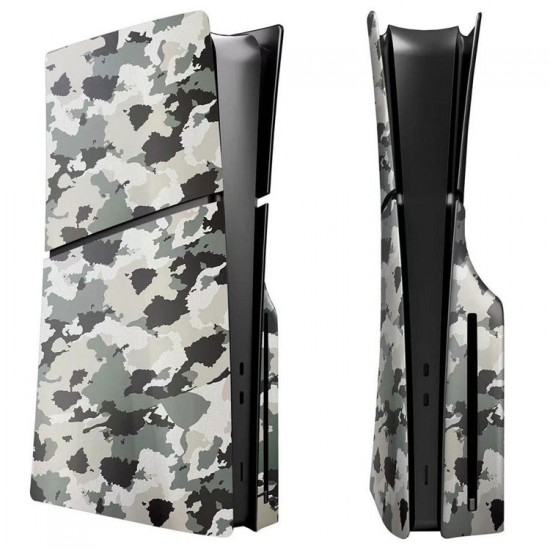 قاب پلی استیشن 5 اسلیم استاندارد - PS5 Slim Standard FacePlate GrayCamo