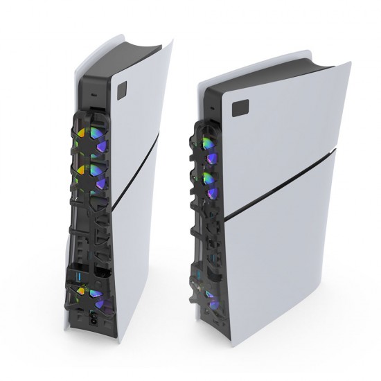 فن خنک کننده پلی استیشن 5 اسلیم - Cooling fan Playstation 5 Slim Dobe Black RGB