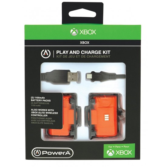 باطری پک دوتایی دسته ایکس باکس به همراه کابل - Xbox Double Rechargeable Battery With Cable PowerA