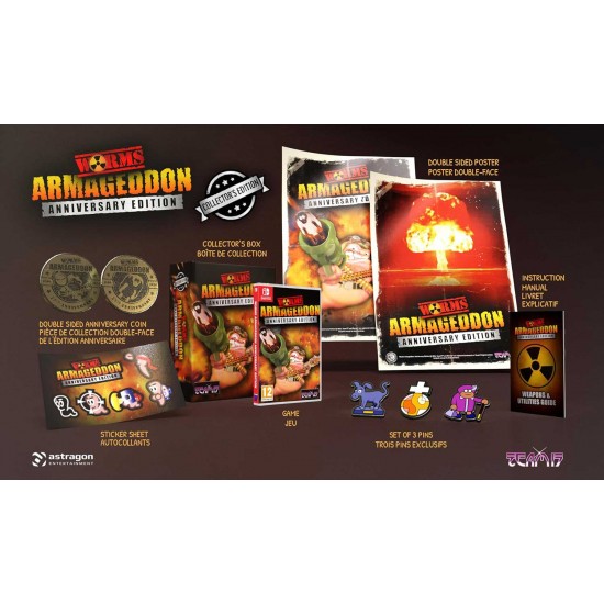 Worms Armageddon Anniversary Collectors Edition Nintendo Switch