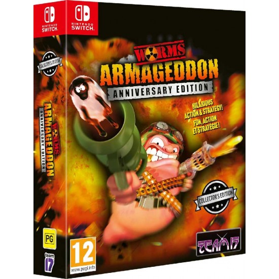 Worms Armageddon Anniversary Collectors Edition Nintendo Switch