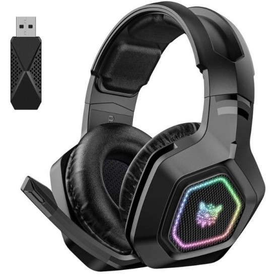 هدست وایرلس حرفه ای گیمینگ - ONIKUMA B100 Black Wireless Gaming Headset