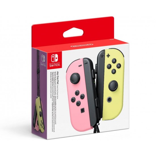 جوی کان نینتندو سوییچ1 - Nintendo switch Joy Con Controller Pastel Pink/Pastel Yellow