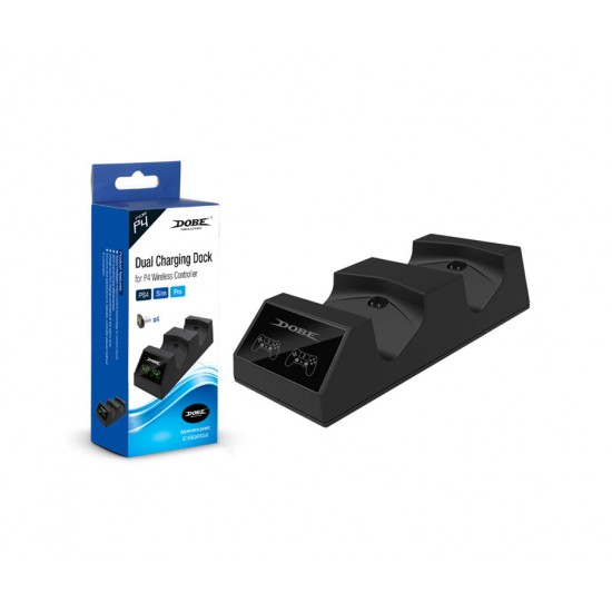 شارژر دوتایی دسته بازی پلی استیشن 4 - Dual Charging Dock Dualshock 4 Dobe