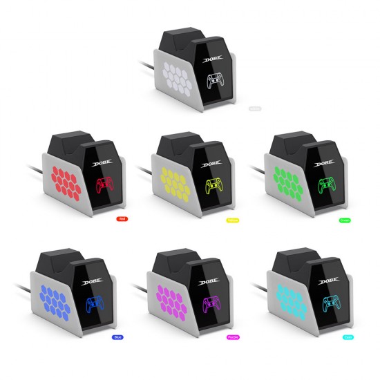 شارژر دسته تکی دسته پلی استیشن 5 - Single Charging RGB DualSense and Dualsense Edge