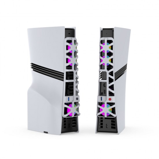 فن خنک کننده پلی استیشن 5 پرو - PS5 Pro Console Cooling Fan RGB Dobe