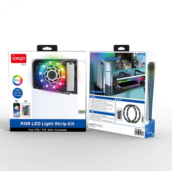 لایت فن پلی استیشن 5 - RGB Remote Control ipega Atmosphere Light PS5